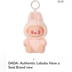 POP MART Authentic Labubu The Monsters Have A Seat Dada Plush Figure Sealed New